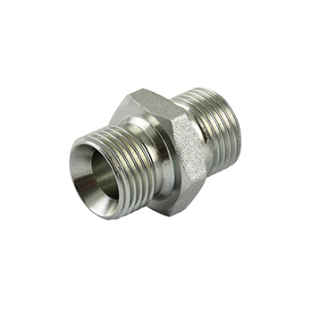 male BSP hydraulic adaptor, for high-pressure hydraulic systems.
