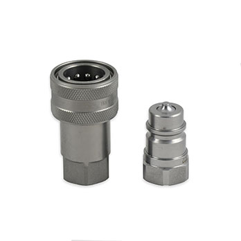 ISO A quick release hydraulic couplings and probes for high-pressure fluid systems.