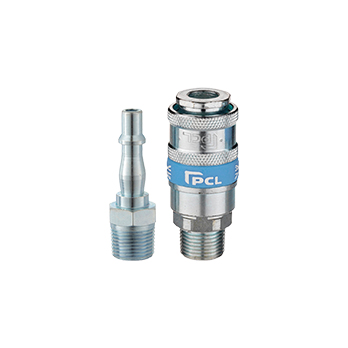 PCL Airflow Series quick release couplings for compressed air tools and workshop air line systems