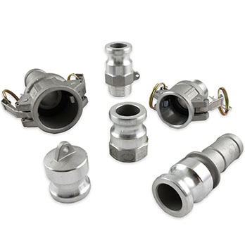 Selection of Cam & Groove couplings for industrial hose connections