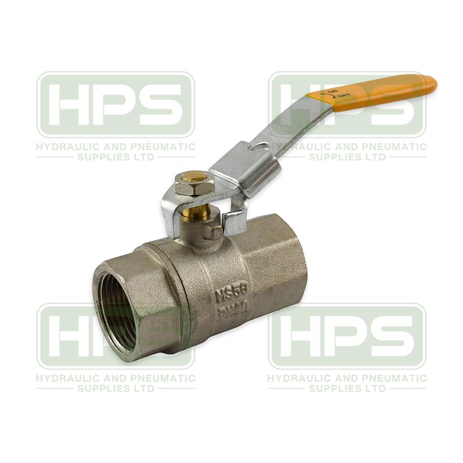 1&quot;bsp Brass Ball Valve c/w Lockable Handle