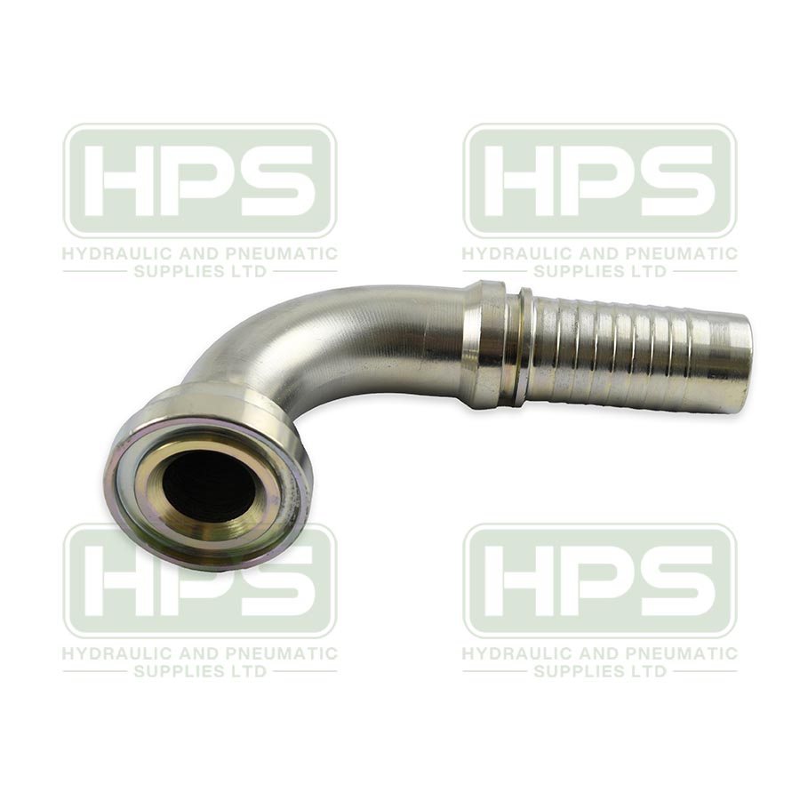 1/2&quot; SAE 6000 PSI 90° FLANGE x 1/2&quot; HOSETAIL