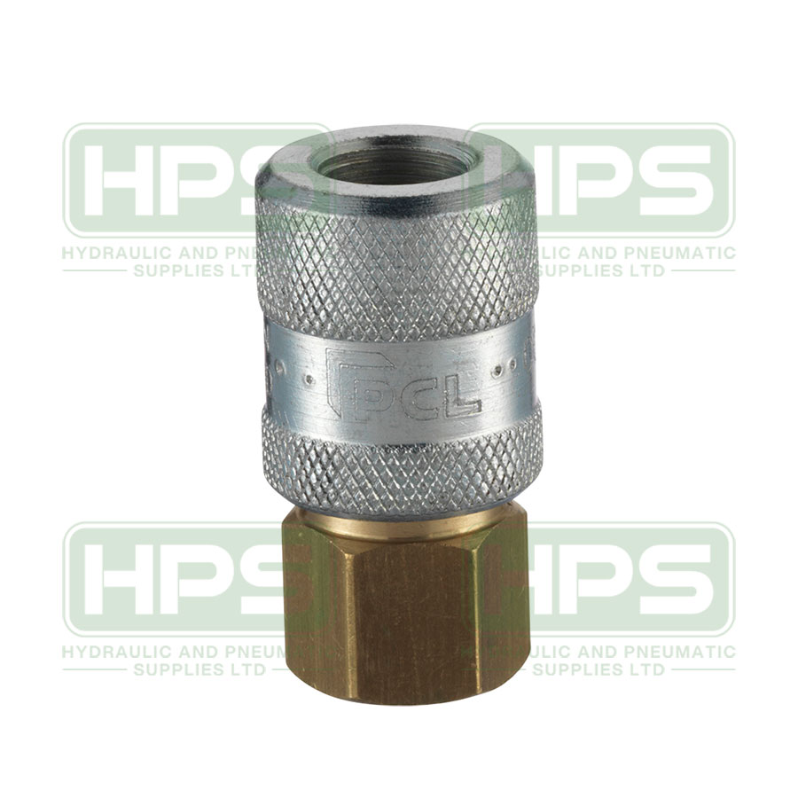 12V1 Screw-On Tyre Valve Connector Female Thread Rp 1/4, Open End