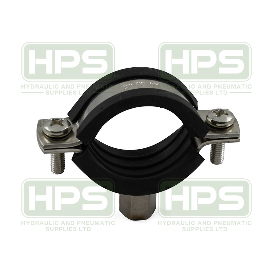 Stainless Rubber Lined Pipe Clamp